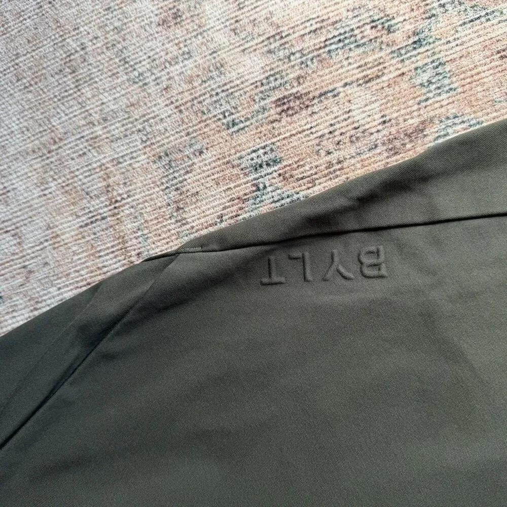 Mens M - Bylt Premium Active Jogger Sweatpants Green Stretch Performance Pant